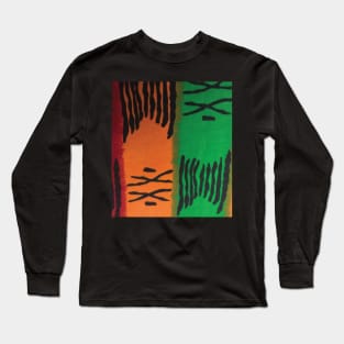 Colorful Mudcloth Long Sleeve T-Shirt